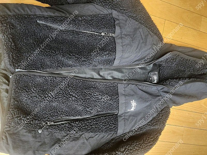 스투시 뽀글이 판매합니다. SHERPA PANELED HOODED JACKET, Stussy--1