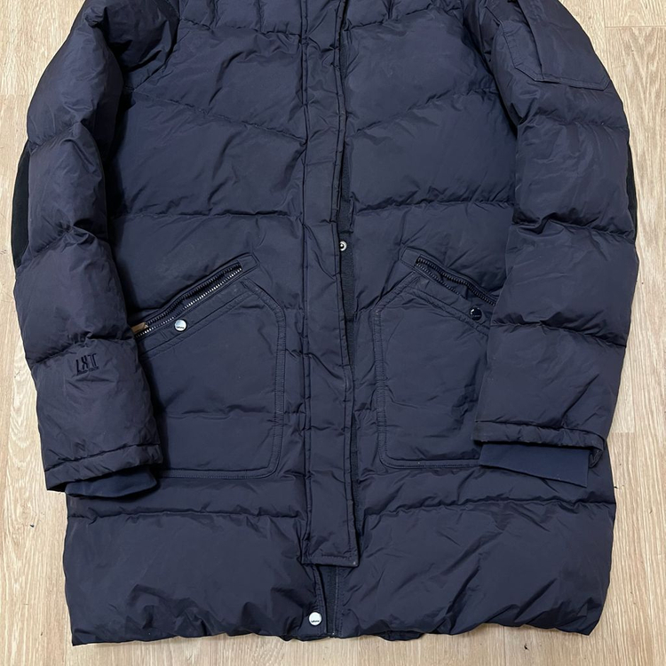 라푸마 남성 구스다운 후드 롱패딩 L/100 이미지