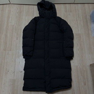 탑텐 남성 덕다운 후드 롱패딩 M/95