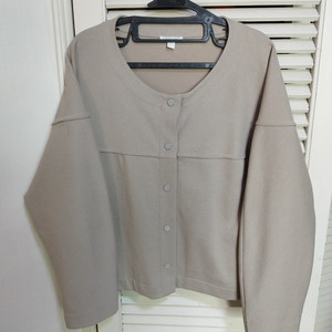 EUR S 코스 COS 노카라 니트 자켓