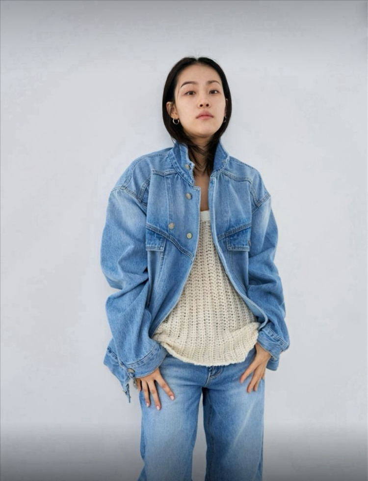 <새상품> 유니크 데님 자켓 1color--0