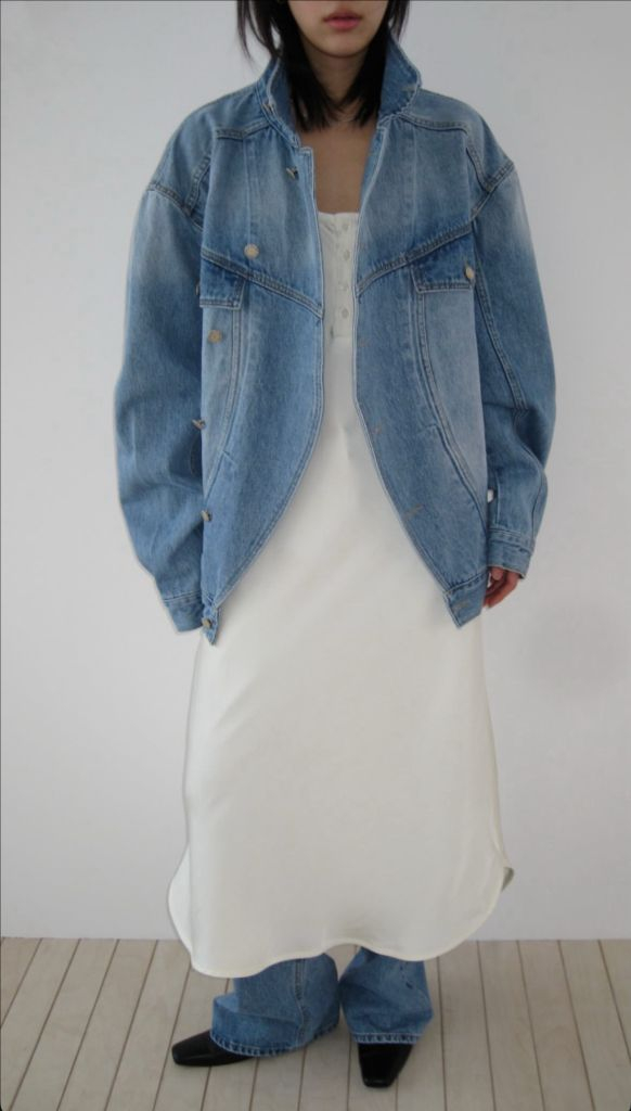 <새상품> 유니크 데님 자켓 1color--5