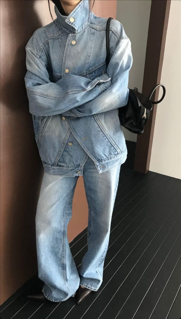 <새상품> 유니크 데님 자켓 1color--6