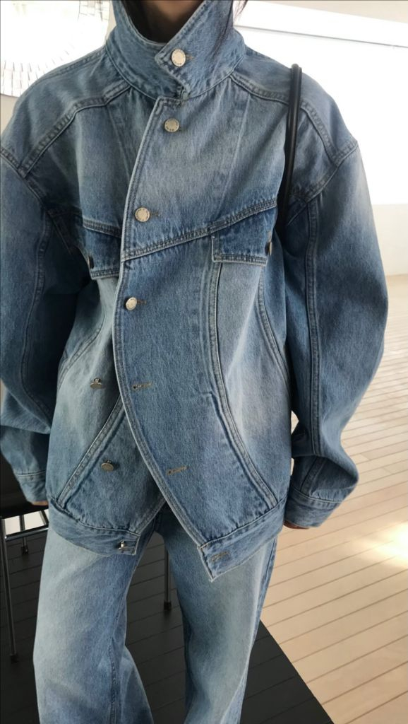 <새상품> 유니크 데님 자켓 1color--8