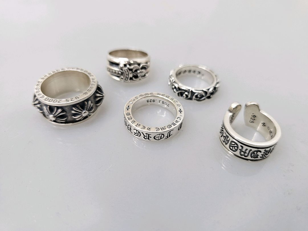 크롬하츠 실버 92.5 팔찌 반지 목걸이 정리--1