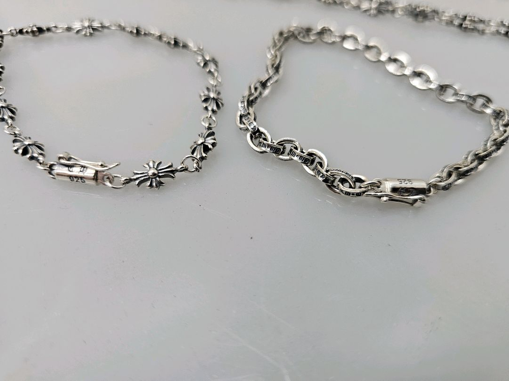 크롬하츠 실버 92.5 팔찌 반지 목걸이 정리--7