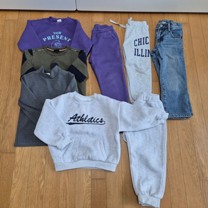 남아 100~110사이즈 의류 일괄 (맨투맨, 청바지 등)