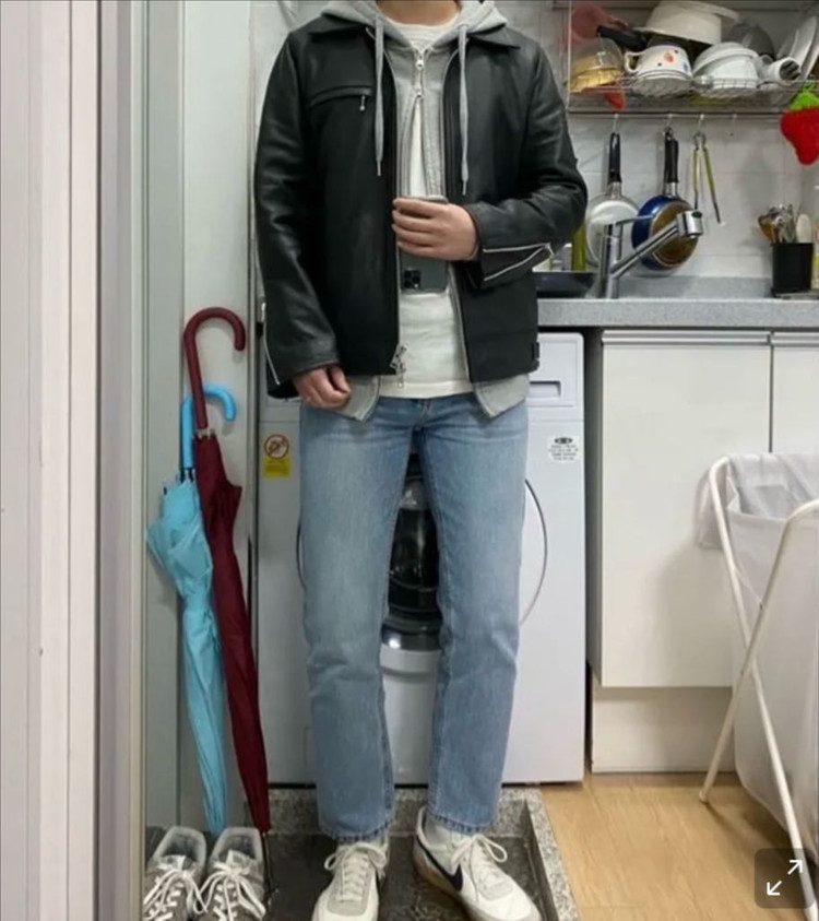 스페로네 카우하이드 싱글 라이더 자켓 L 택달린 새상품--3