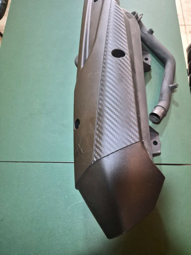 SYM크루심알파300 순정 머플러--1