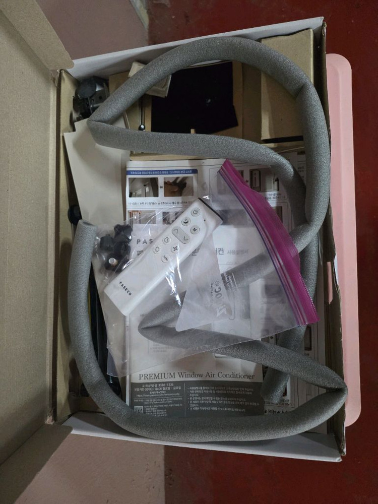 파세코 창문형 에어컨 pwa-3400w 연장키트포함--5