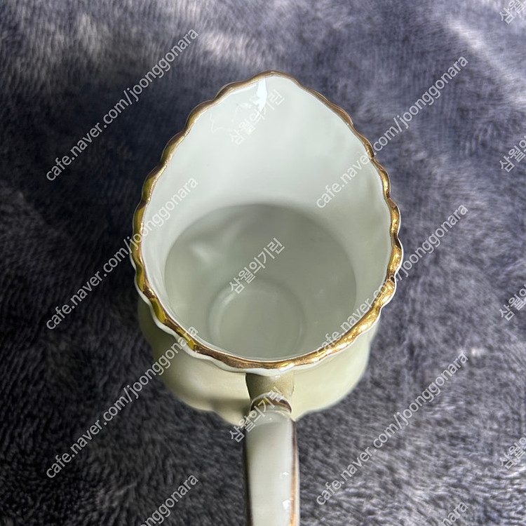 옛날 빈티지 행남사 살구꽃 도자기 주전자 찻주전자 티팟--5