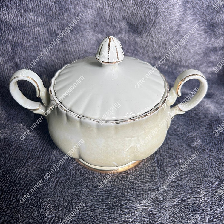 옛날 빈티지 행남사 살구꽃 도자기 주전자 찻주전자 티팟--6