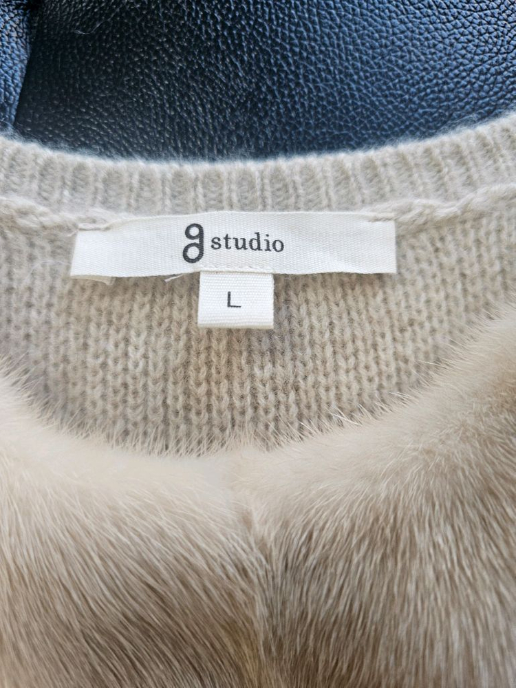 24fW지스튜디오 사가밍크 캐시미어 100 베스트 L--7