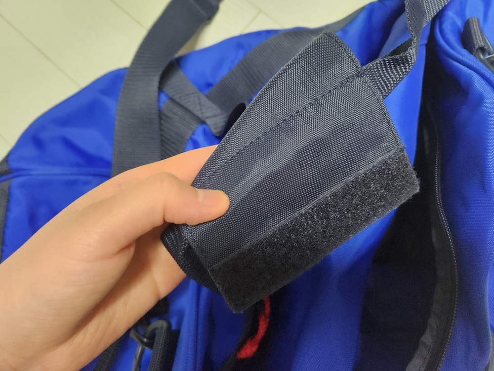 폴로 블루 스포츠 더플백--4