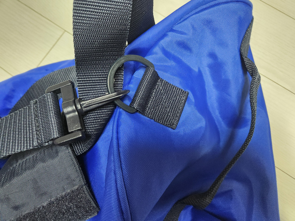 폴로 블루 스포츠 더플백--5