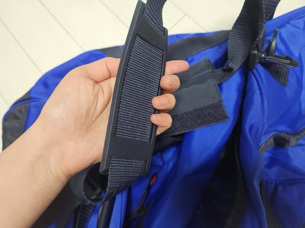 폴로 블루 스포츠 더플백--6