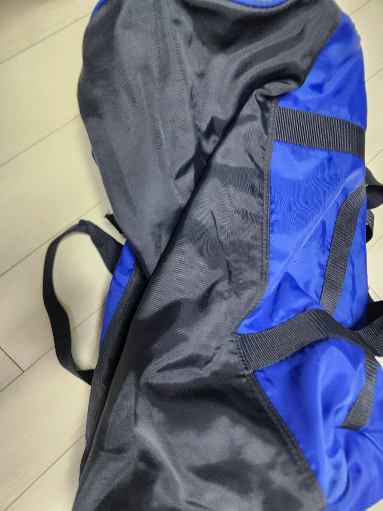 폴로 블루 스포츠 더플백--8