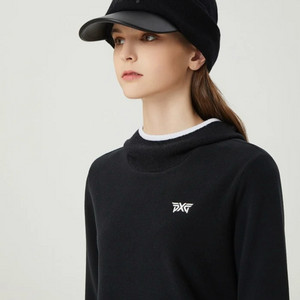 PXG 골프 니트 비니 캡 블랙 양가죽