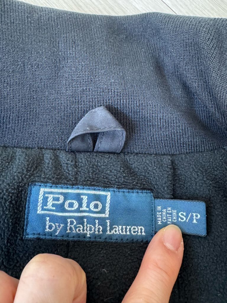 남성 폴로 랄프로렌 네이비 페리 자켓 블랙 S, 내부 후리스 약기모 국내정식수입--4