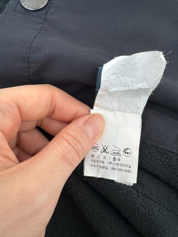 남성 폴로 랄프로렌 네이비 페리 자켓 블랙 S, 내부 후리스 약기모 국내정식수입--5