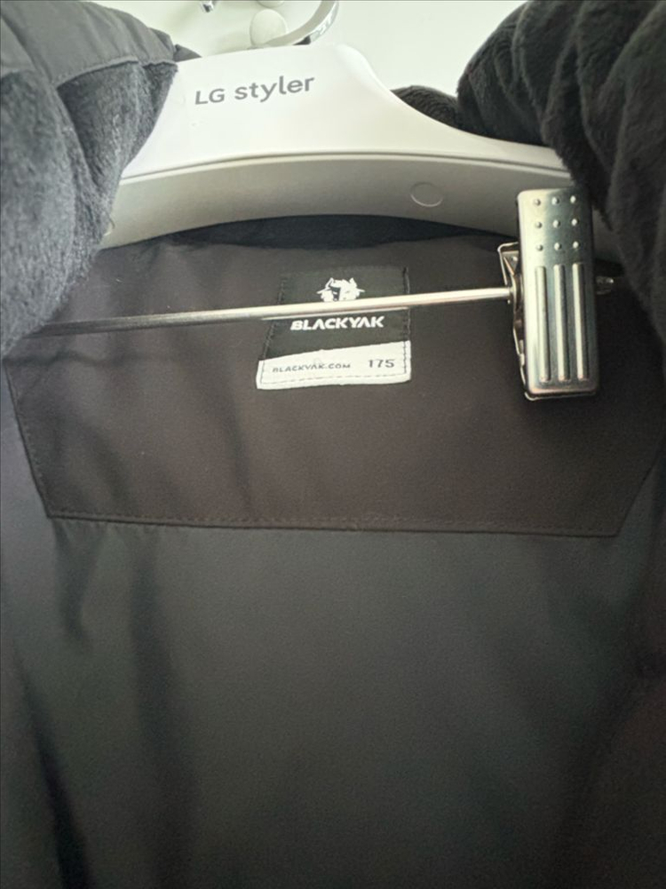 블랙야크키즈 롱패딩 블랙 175 거의 새옷 이미지