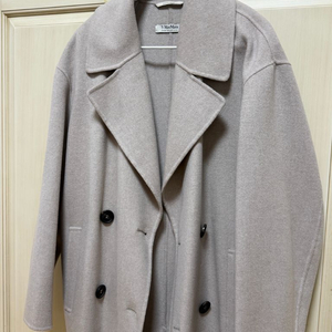 S MaxMara 베이지 울 코트 새상품