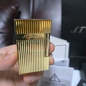 [새상품급] 듀퐁라이터 라인2 신형 ca16827 스트라이프 금장 쌍불 듀퐁 라이타