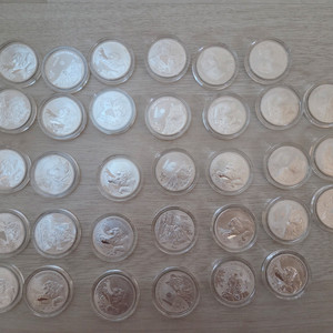 한국조폐공사 은메달 33개 ( 은화 실버코인 실버바)