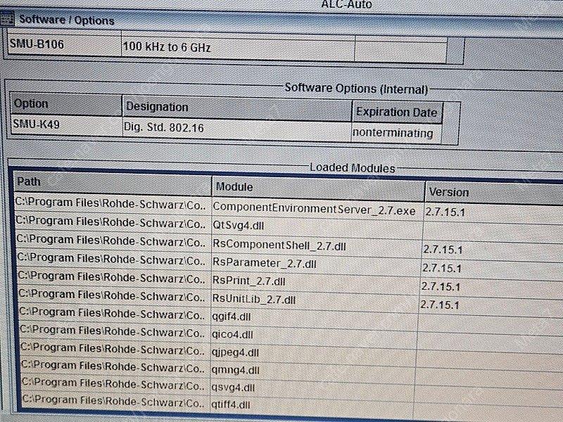 R&S SMU-200A 6G Signal Generator 중고 판매 이미지