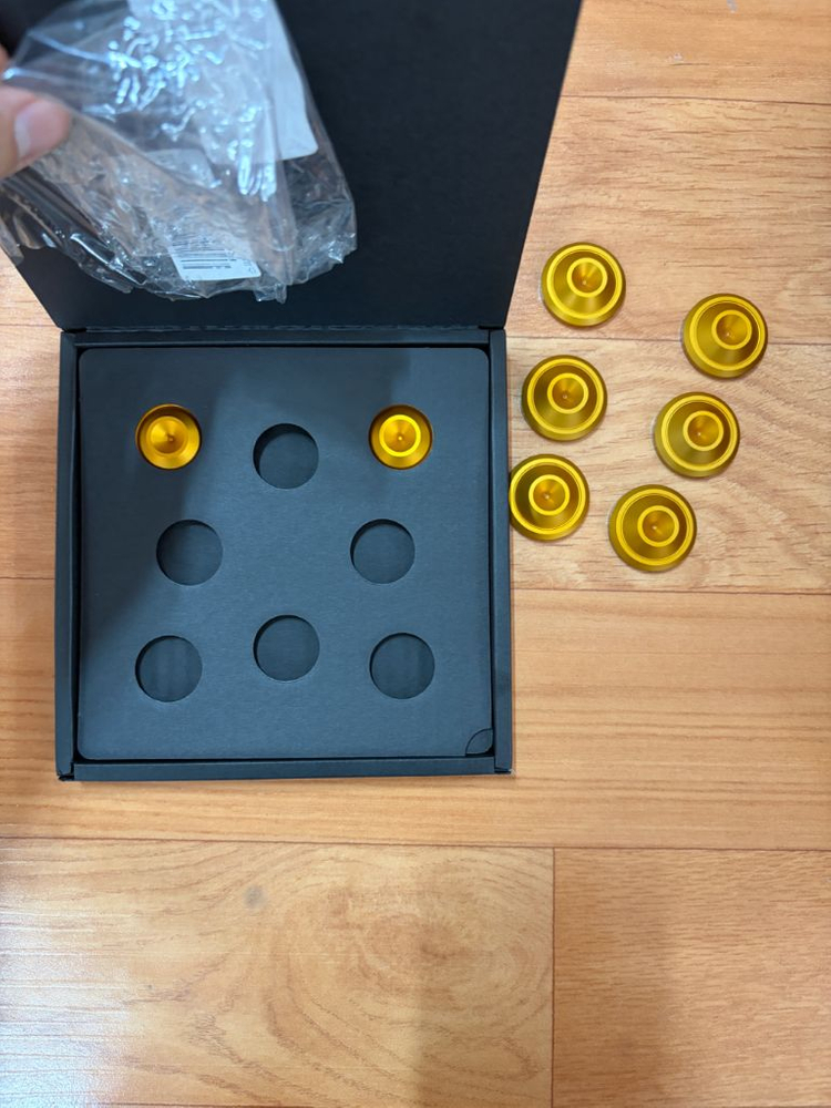 콜드 레이 스파이크 슈즈 골드 8P--2