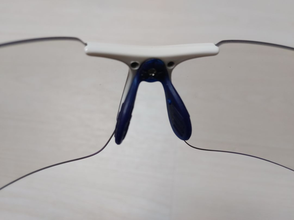 A급] 정품 우벡스 202 레이스바리오 (화이트/변색블루) 스포츠 선글라스 자전거 골프 고글 팝니다. 택포7만--9