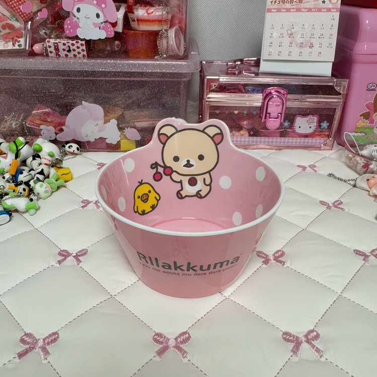 코리락쿠마 접시--1