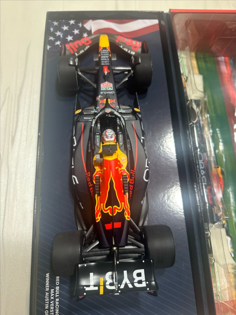 미니챔프 rb18 1:18스케일 막스베르스타펜 오스틴 그랑프리 111개 한정--2