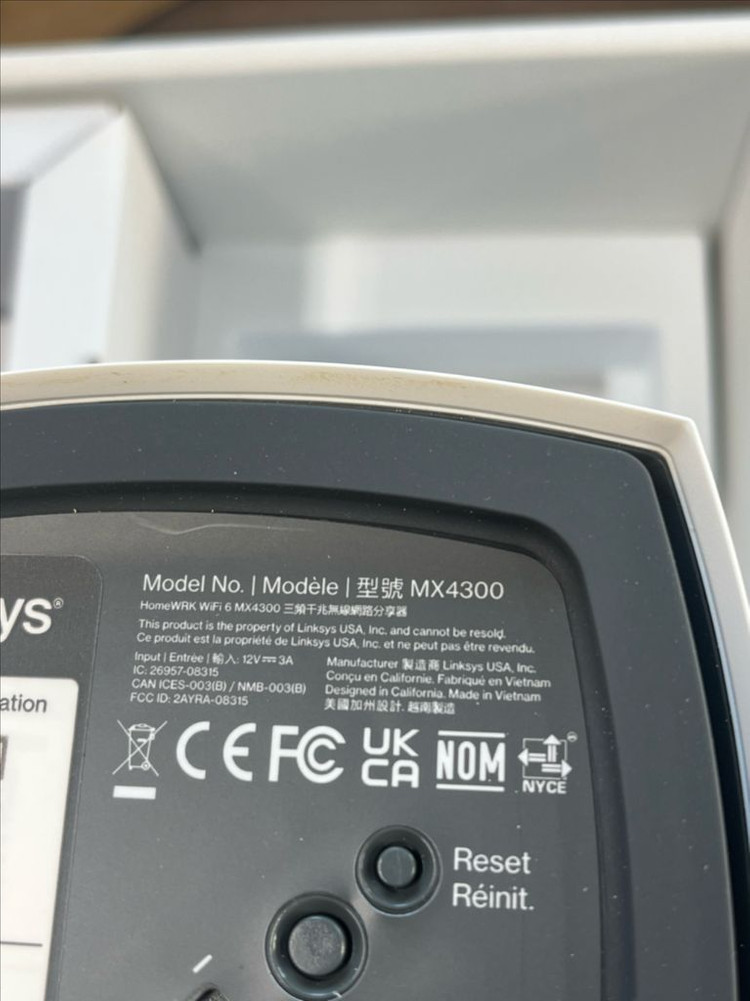 Linksys MX4300 WiFi 6 공유기--1