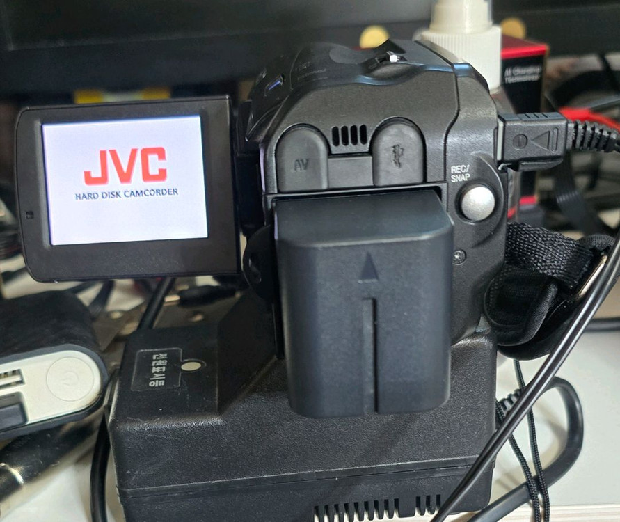 JVC디지털캠고더 하드디스크 캠코더 풀세트--0