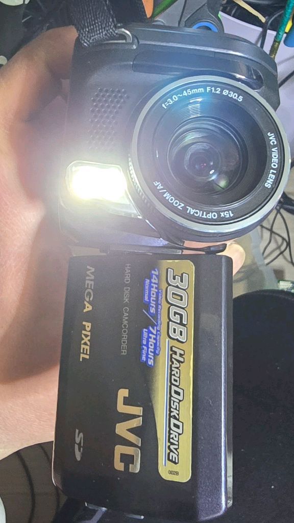 JVC디지털캠고더 하드디스크 캠코더 풀세트--5