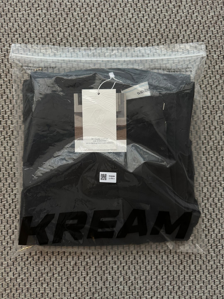 [0] 웨이비니스 비대칭 카고 팬츠 - 블랙--4