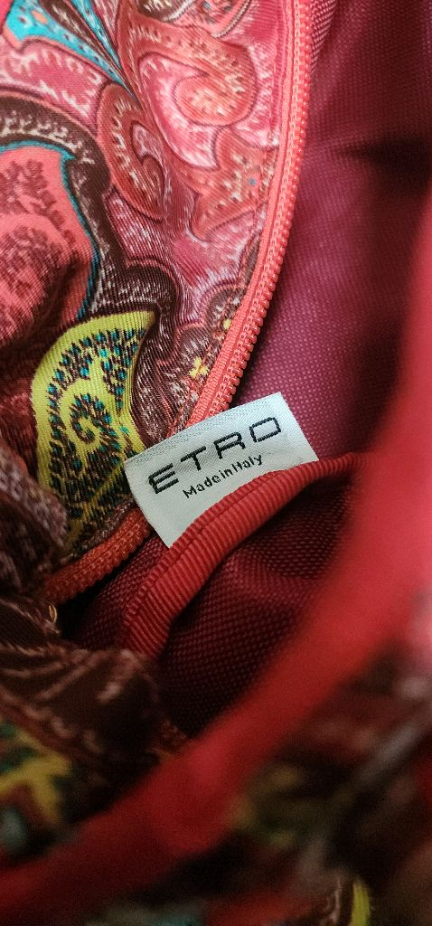 에트로 프로푸미 라지 지퍼숄더백--5