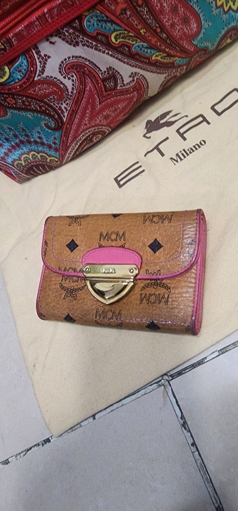 에트로 프로푸미 라지 지퍼숄더백--6