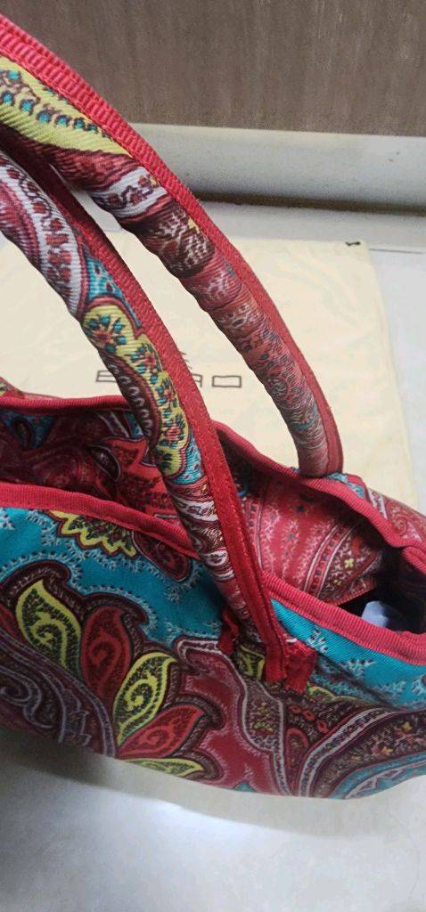 에트로 프로푸미 라지 지퍼숄더백--7