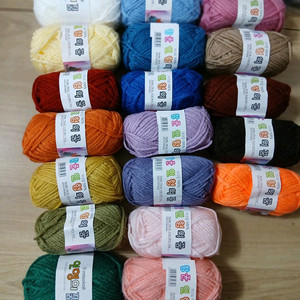 인형의꿈 뜨개실 20볼 미개봉 무료배송 인형나라 코바늘 인형 마카롱 아이돌