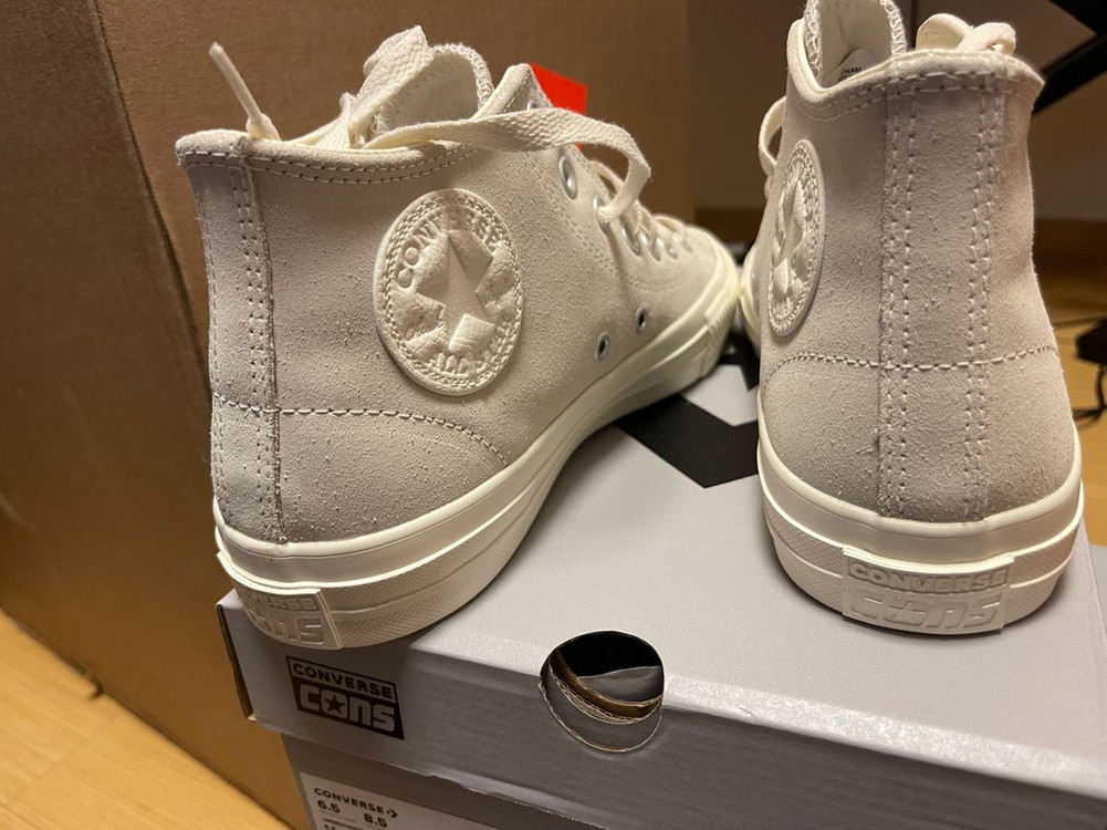 [250] 베이지 CONS 척테일러 올스타 프로 스니커즈--2