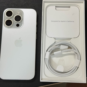 아이폰 15 프로 512GB 화이트 이미지