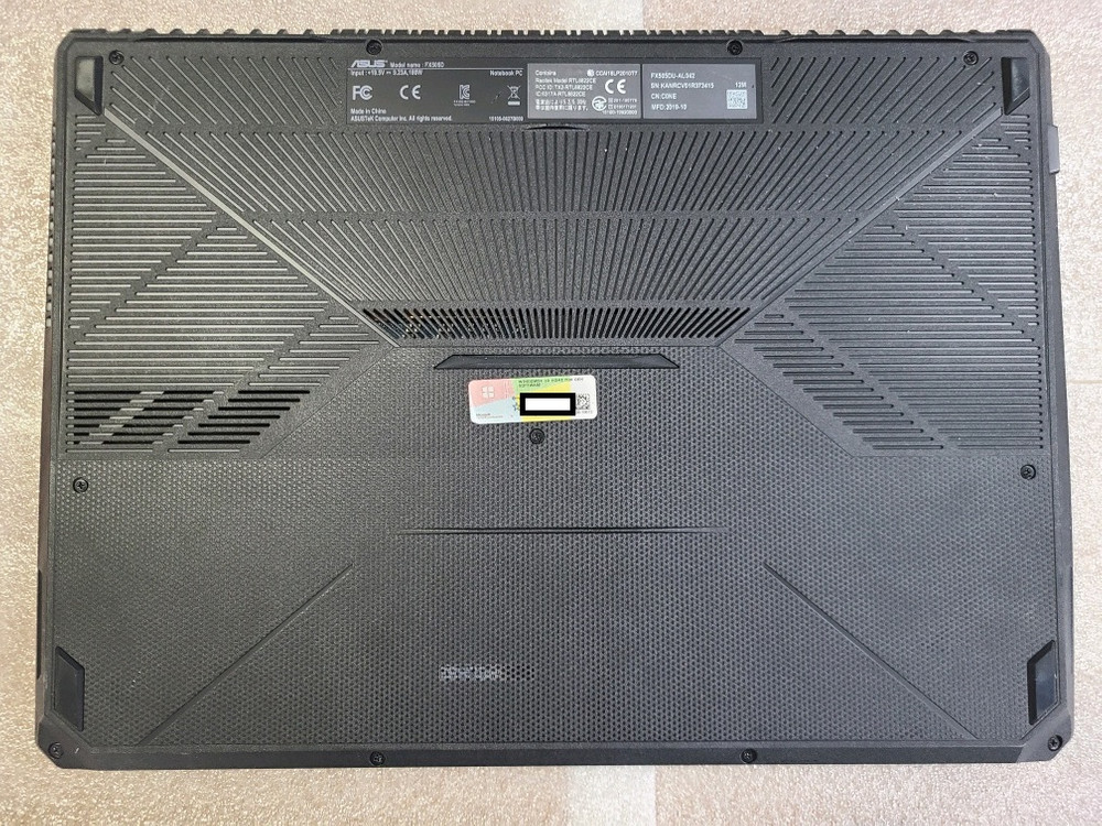 ASUS TUF FX505DU-AL042 라이젠7 3750H / GTX1660Ti--2