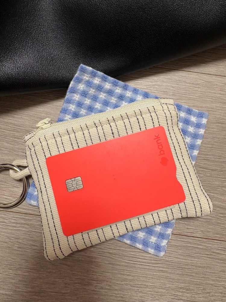 핸드메이드 소품 - 카드 동전 지갑--2