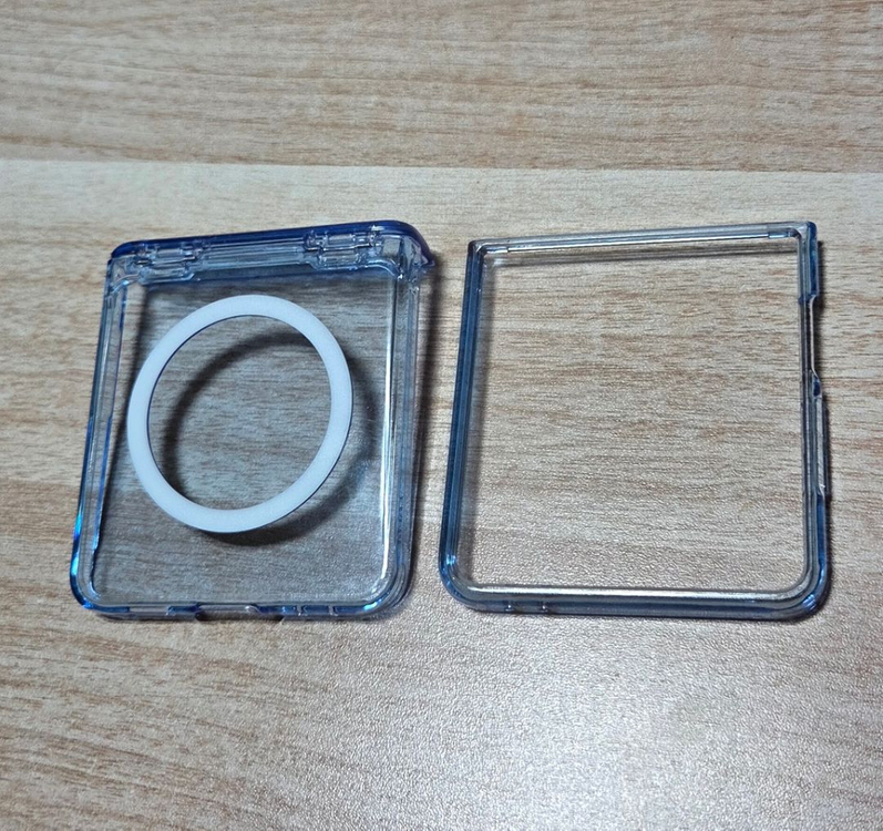 케이맥스 힌지보호 갤럭시Z플립7 맥세이프 클리어핏 블루 새제품 이미지