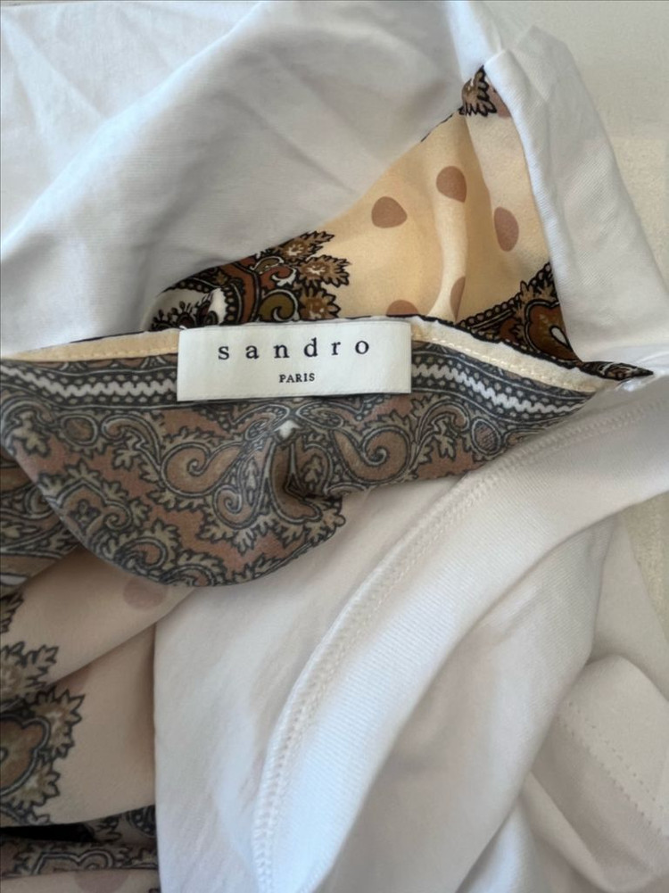 산드로 반팔S 마쥬 가니 자라 코스 이로--3