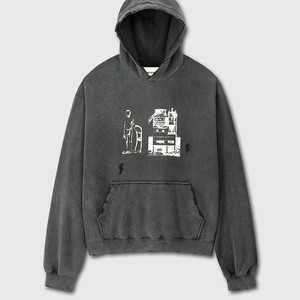 [L] 토니웩 팩토리 인스펙터 가먼트 다잉 후드_페이디드 차콜