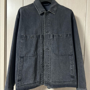 타임옴므 블랙 데님 자켓