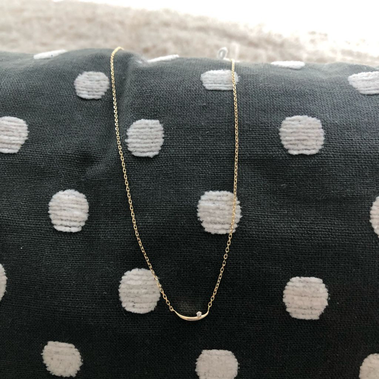 14k 골드 플레이트 목걸이 이미지